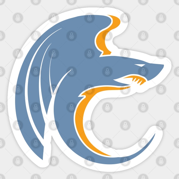 Animal Spirit Shark Sticker by Toogoo